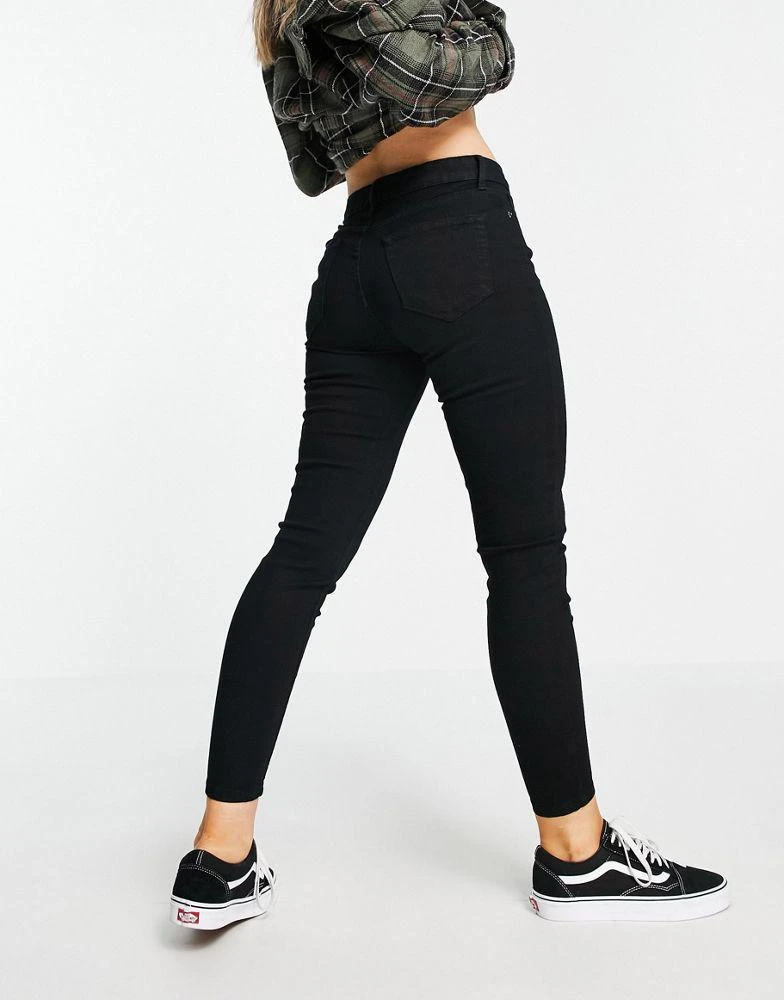 商品Don't Think Twice|DTT Jo mid rise skinny jeans in black,价格¥159,第2张图片详细描述