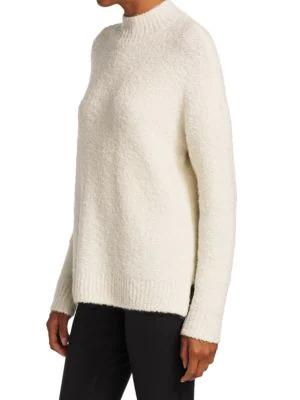 COLLECTION Boucle Boxy Funnel-Neck Sweater商品第3张图片规格展示