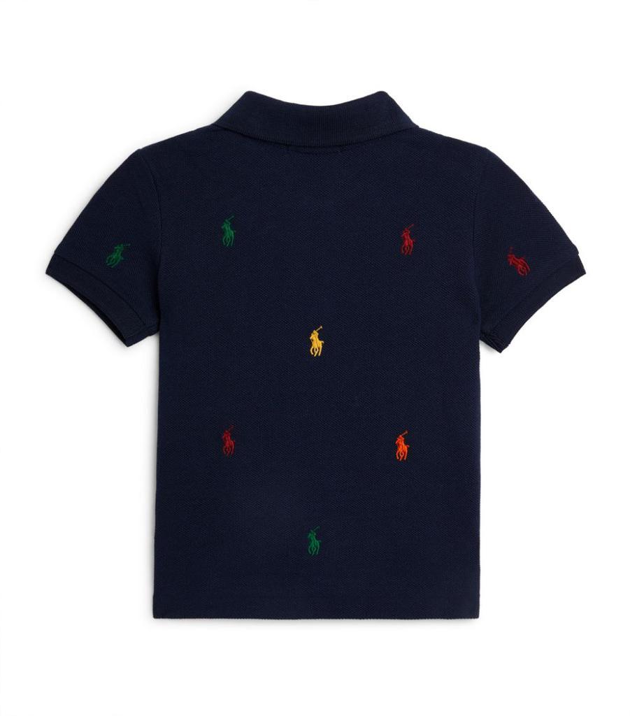 商品Ralph Lauren|Embroidered Logo Polo Shirt (3-24 Months),价格¥530,第4张图片详细描述