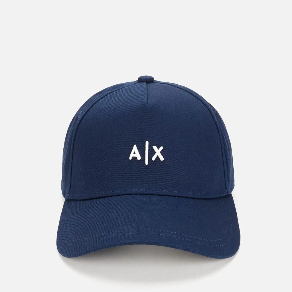 商品Armani Exchange|Armani Exchange Men's Small Ax Logo Cap - Navy,价格¥271,第1张图片