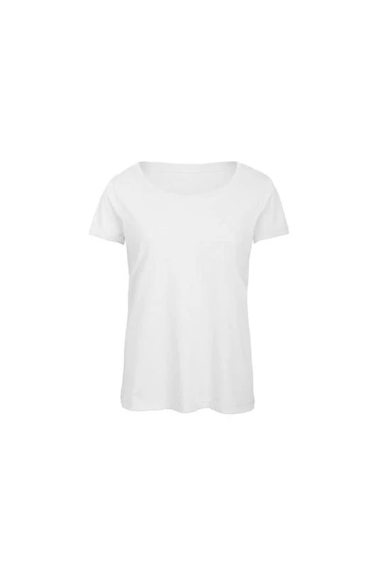 商品B&C|B&C Womens/Ladies Favorite Cotton Triblend T-Shirt (White),价格¥131,第1张图片