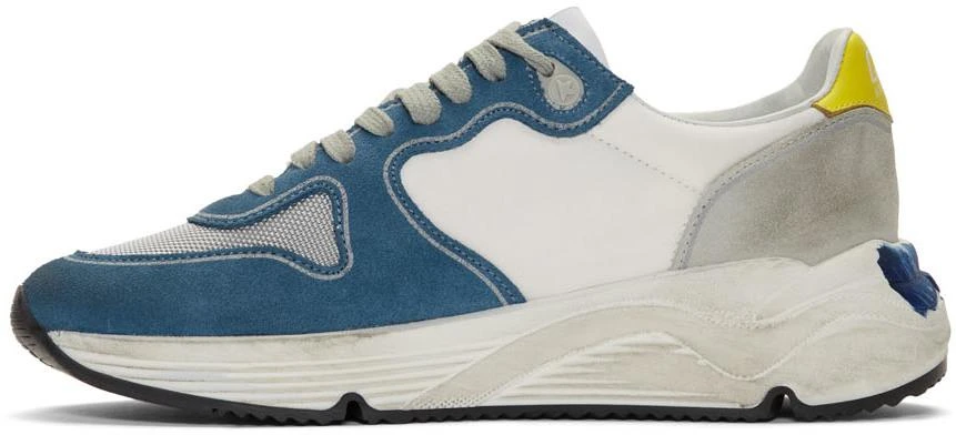 商品Golden Goose|Blue & Grey Running Sole Sneakers,价格¥2361,第3张图片详细描述