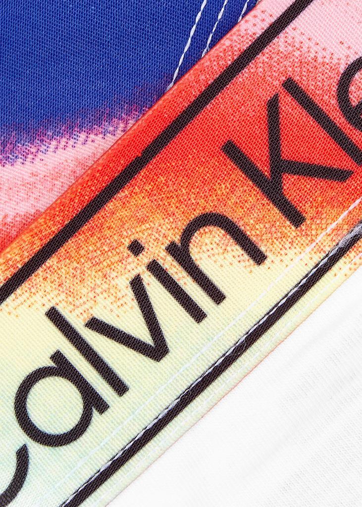 商品Calvin Klein|Pride white stretch-cotton boxer trunks,价格¥228,第4张图片详细描述