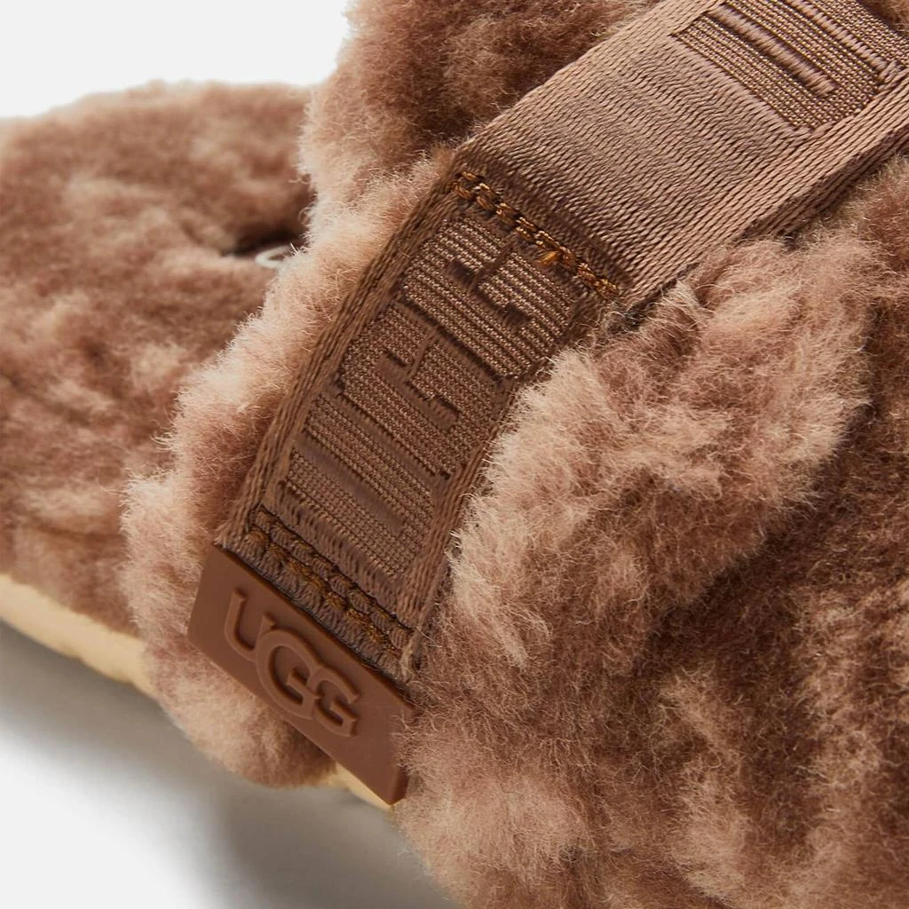 商品UGG|UGG Men's Fluff It Pop Slippers - Chestnut,价格¥429,第4张图片详细描述