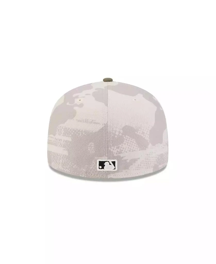 商品New Era|Men's Light Beige/Olive Arizona Diamondbacks 2025 Armed Forces Day 59FIFTY Fitted Hat,价格¥356,第5张图片详细描述