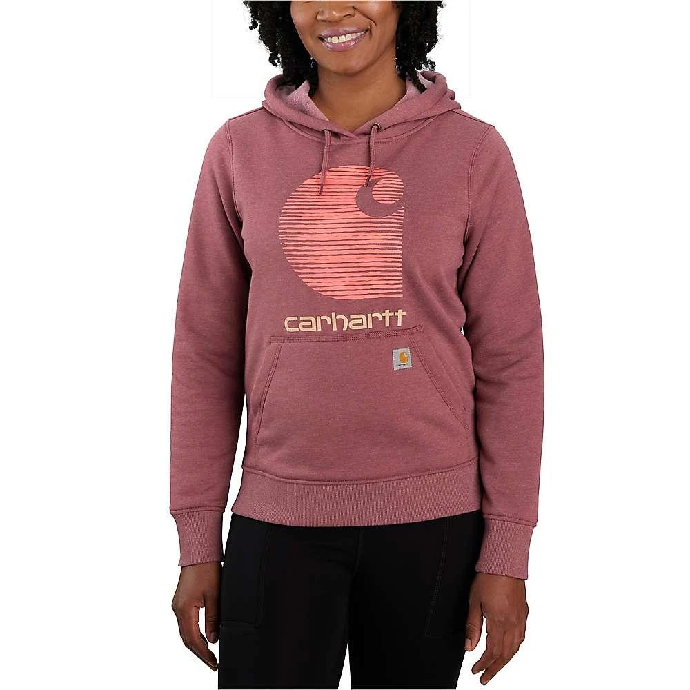 商品Carhartt|Carhartt Women's Rain Defender Relaxed Fit Midweight C Logo Graphic Sweatshirt,价格¥313,第1张图片