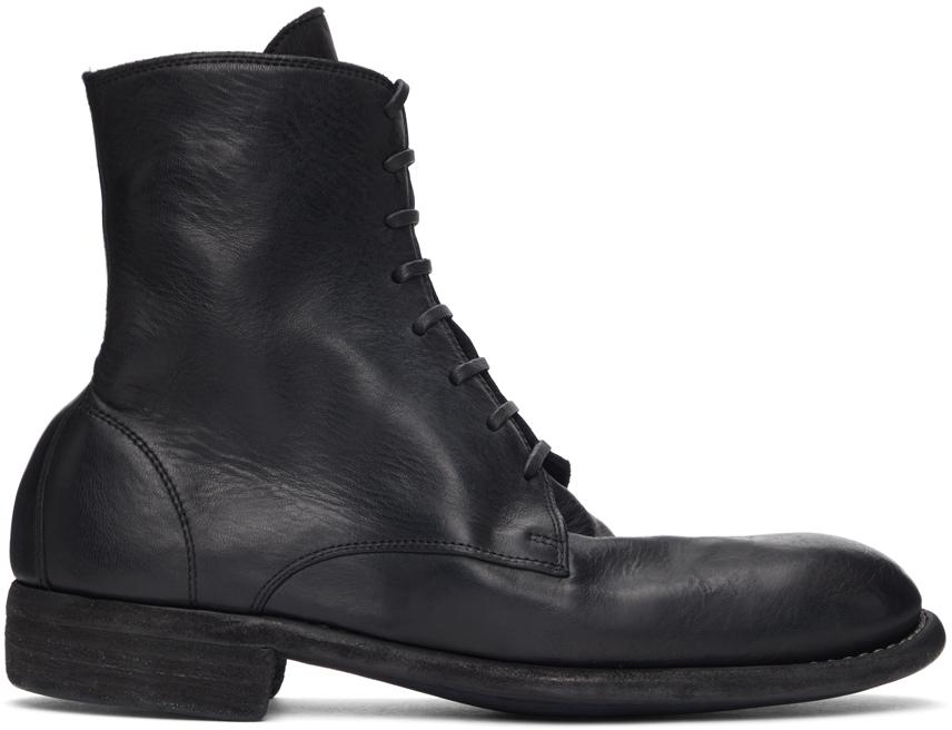 Guidi Black ZO01V Loafers