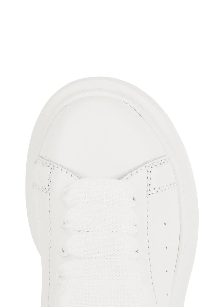 商品McQueen|KIDS Oversized white leather sneakers,价格¥754,第4张图片详细描述