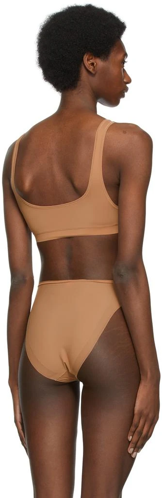 商品SKIMS|Tan Jelly Sheer Scoop Neck Bralette,价格¥248,第3张图片详细描述