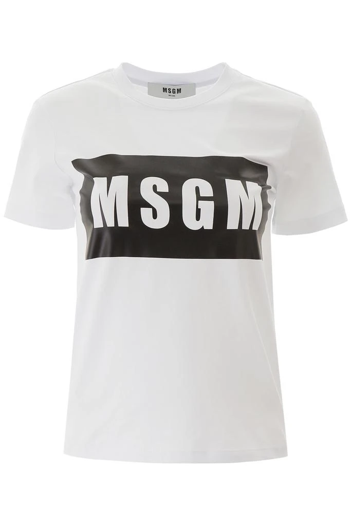 商品MSGM|Msgm Box Logo T Shirt,价格¥433,第1张图片