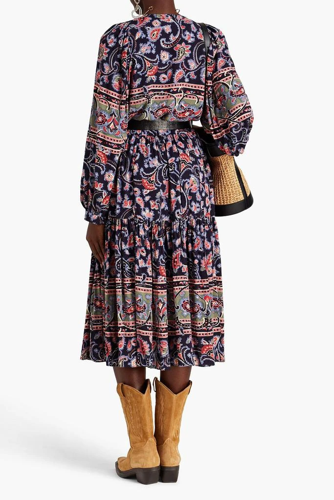 商品ba&sh|Paisley-print crepe blouse,价格¥296,第3张图片详细描述