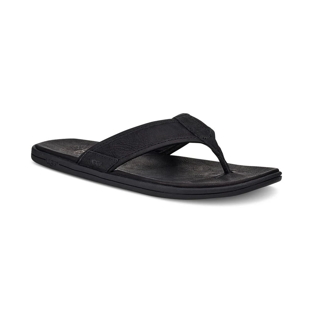 商品UGG|Men's Seaside Leather Lightweight Flip-Flop Sandal,价格¥603,第1张图片