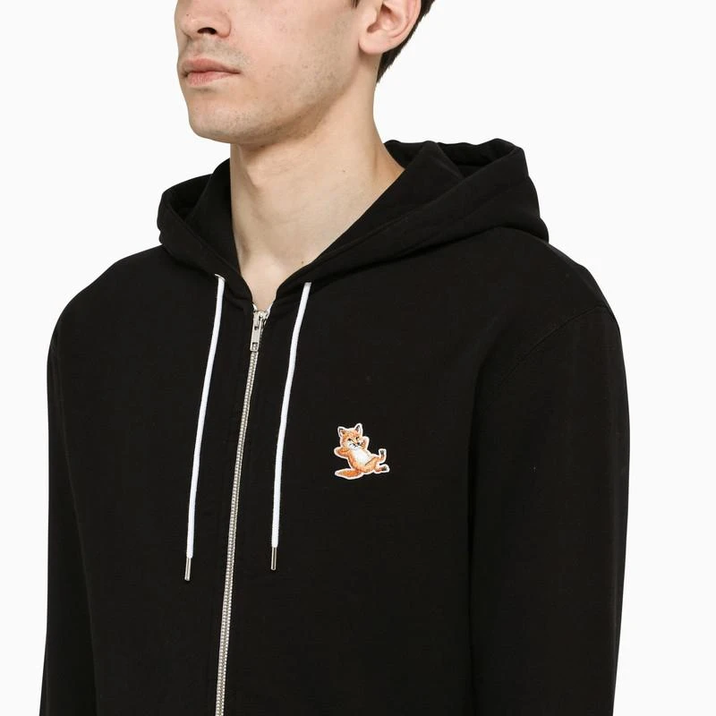 商品Maison Kitsune|Black cotton hoodie,价格¥913,第4张图片详细描述