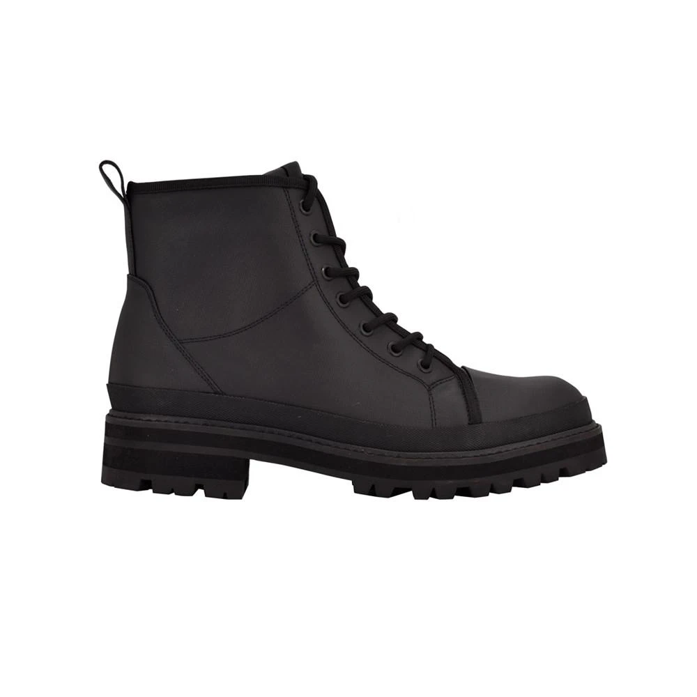 商品Calvin Klein|Men's Bsboot Lace Up Lug Sole Ankle Boots with a Round Toe,价格¥462,第2张图片详细描述