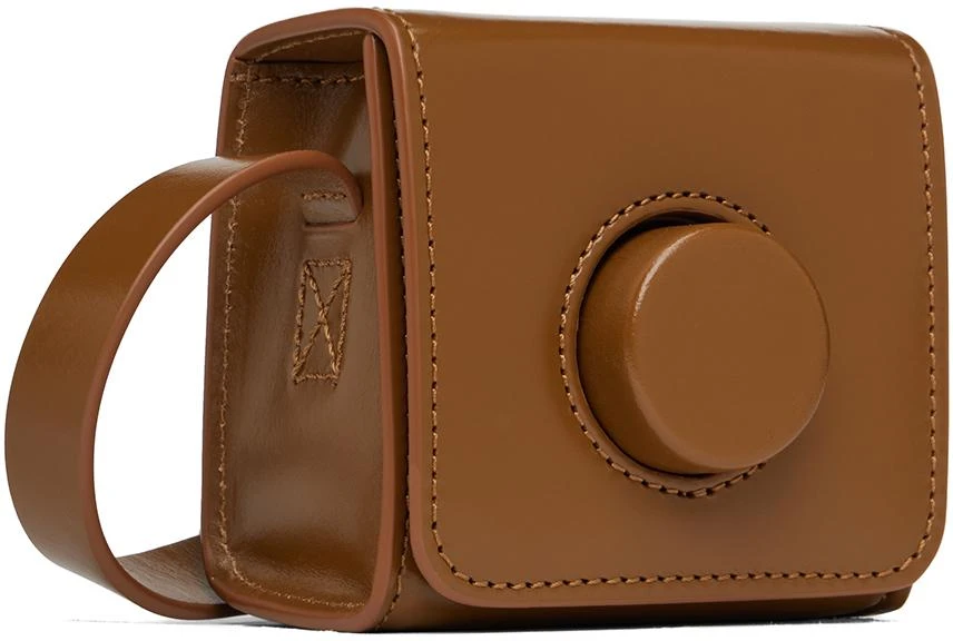 商品Lemaire|Brown Mini Camera Bag,价格¥3084,第2张图片详细描述