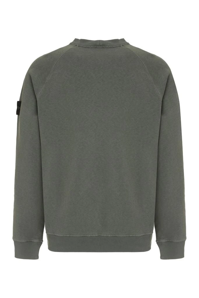 商品Stone Island|Cotton Crew-neck Sweatshirt,价格¥2510,第2张图片详细描述