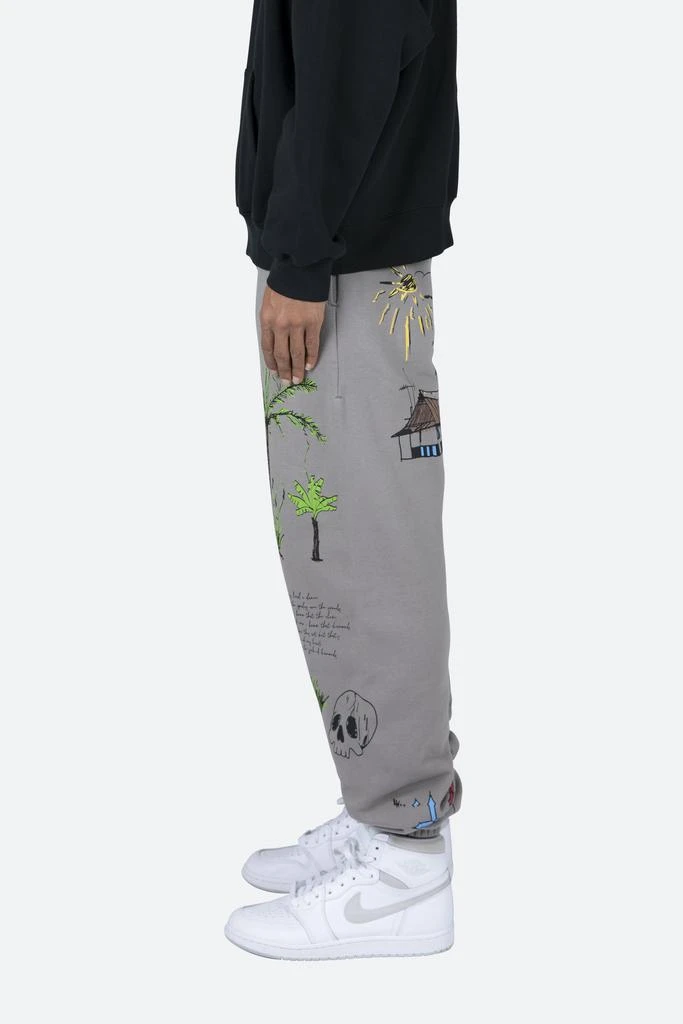 商品MNML|Beach Sweatpants - Grey,价格¥228,第4张图片详细描述