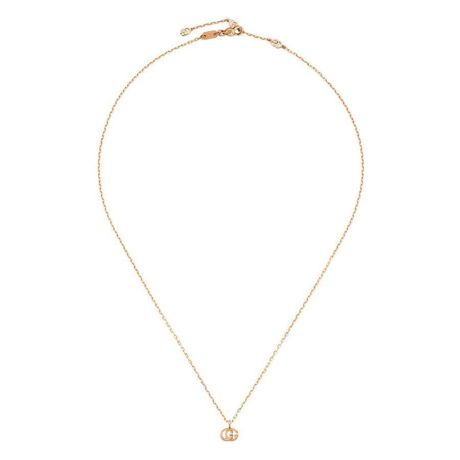 商品Gucci|Gucci GG Running 18kt Rose Gold Necklace,价格¥6788,第1张图片