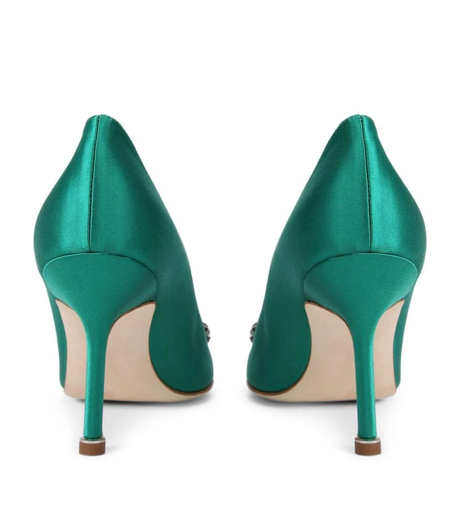 商品Manolo Blahnik|Satin Hangisi Pumps 90,价格¥9544,第2张图片详细描述