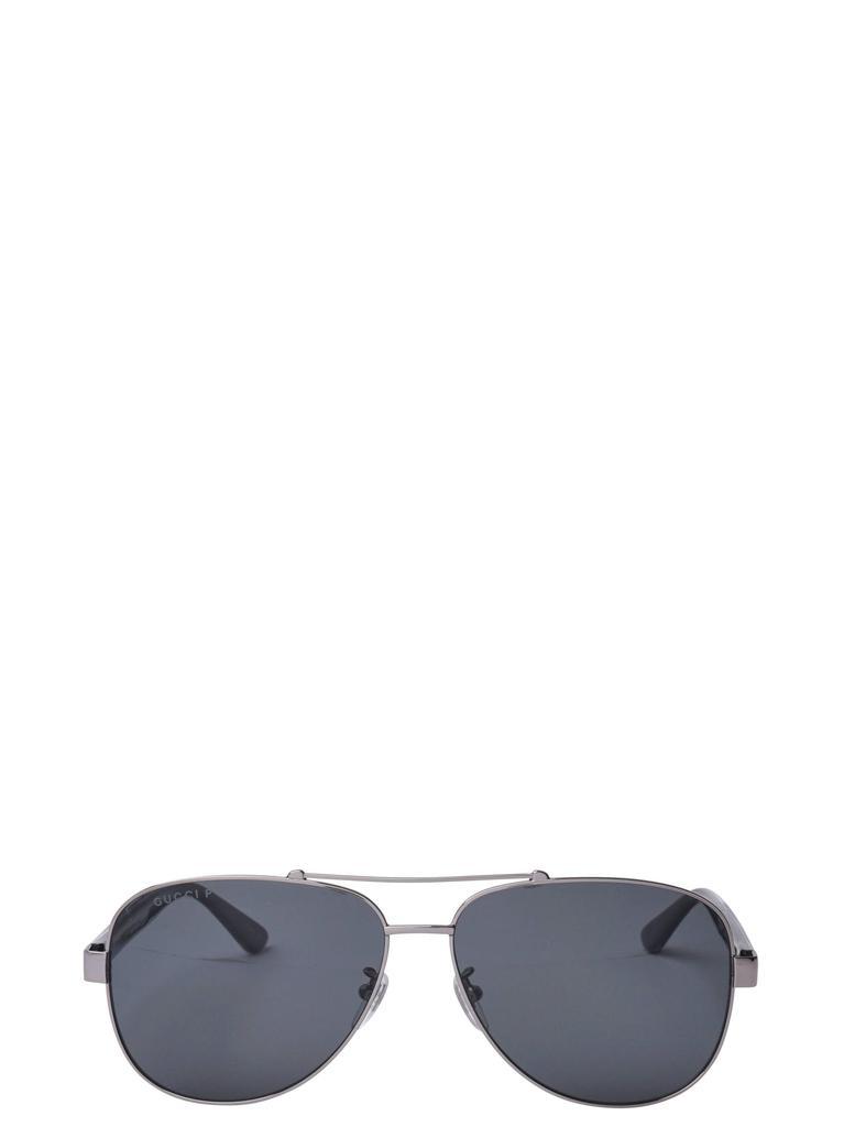 商品Gucci|Gucci GG0528S ruthenium male sunglasses,价格¥2381,第1张图片