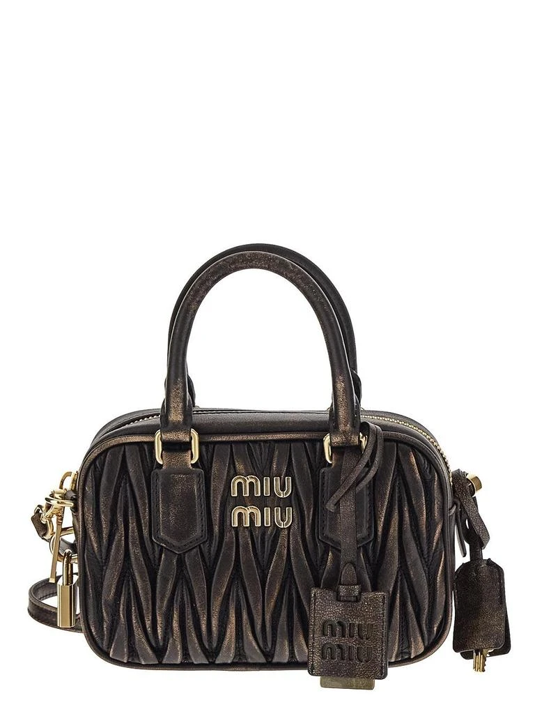 商品Miu Miu|Matelassé Nappa Leather Top-Handles Bag,价格¥15324,第1张图片