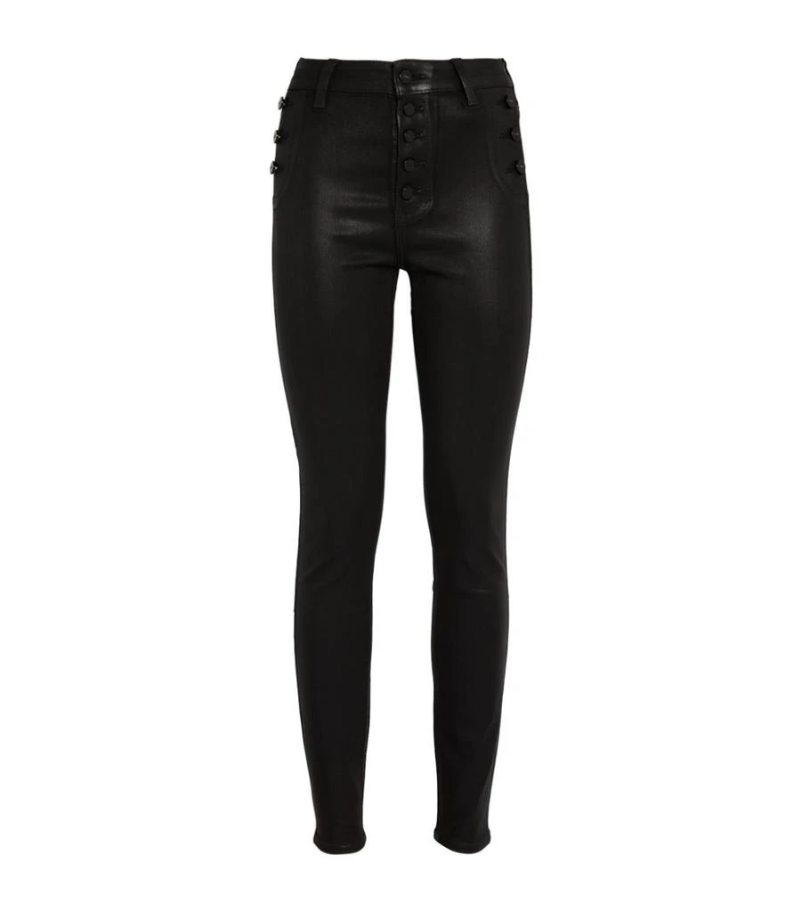 商品Paige|Emmie Coated Ultra-Skinny Jeans,价格¥3063,第1张图片