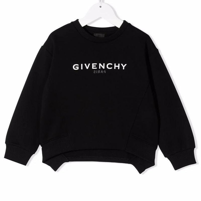 商品Givenchy|大童款 黑色圆领logo印花卫衣【香港仓极速发货】,价格¥1620,第1张图片