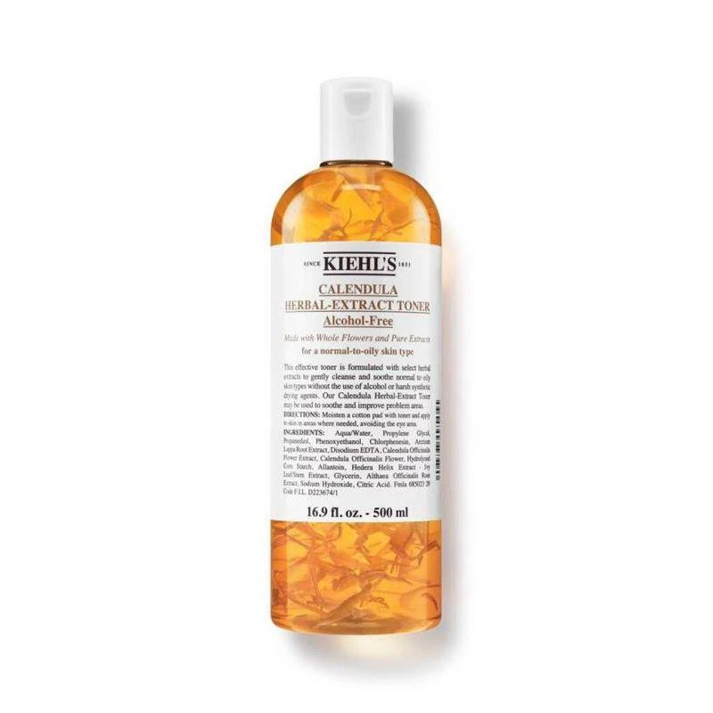 商品Kiehl's|香港直邮kiehl's科颜氏金盏花植物爽肤水500ml深层滋润补水保湿,价格¥680,第1张图片