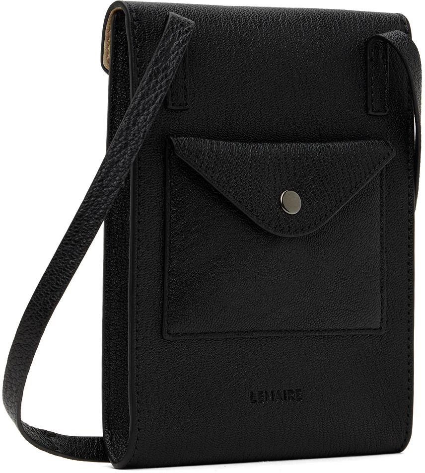 商品Lemaire|Black Enveloppe Strap Shoulder Bag,价格¥1747,第3张图片详细描述