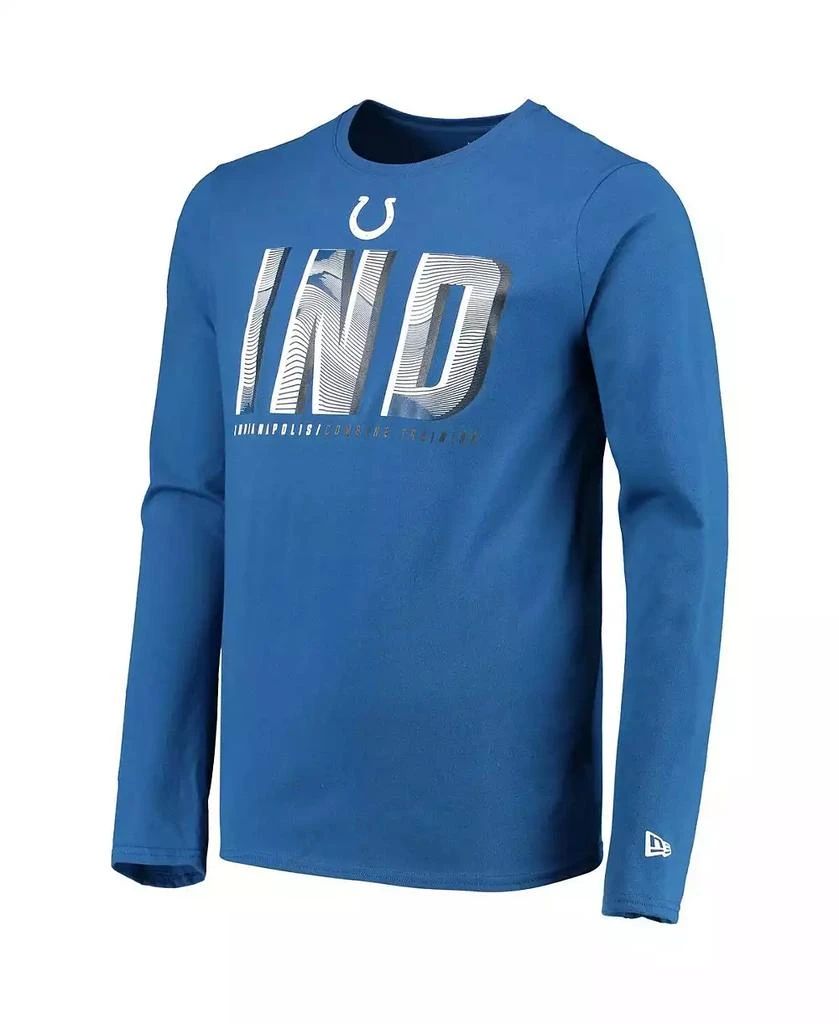 商品New Era|Men's Royal Indianapolis Colts Combine Authentic Static Abbreviation Long Sleeve T-shirt,价格¥264,第2张图片详细描述