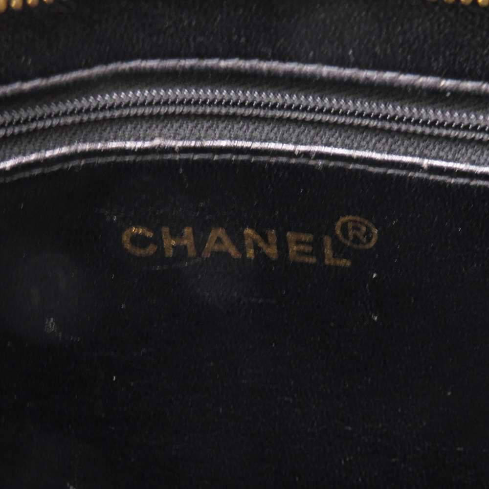 Chanel Black Caviar Leather Medallion Tote bag商品第7张图片规格展示
