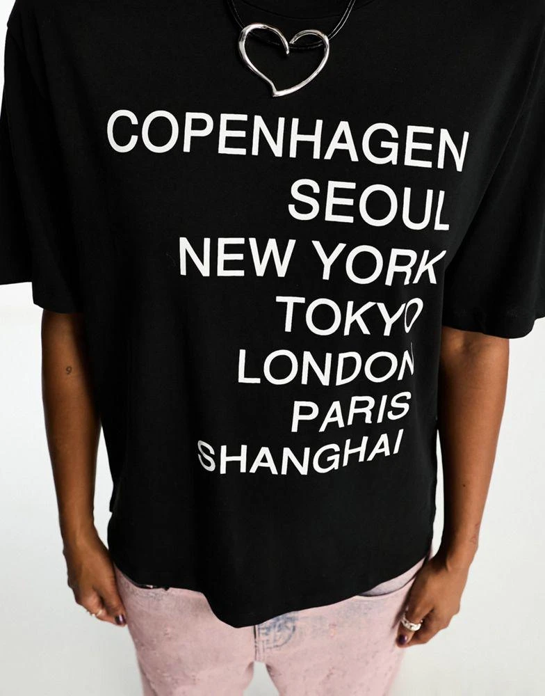 商品Noisy May|Noisy May city t-shirt in black,价格¥55,第3张图片详细描述