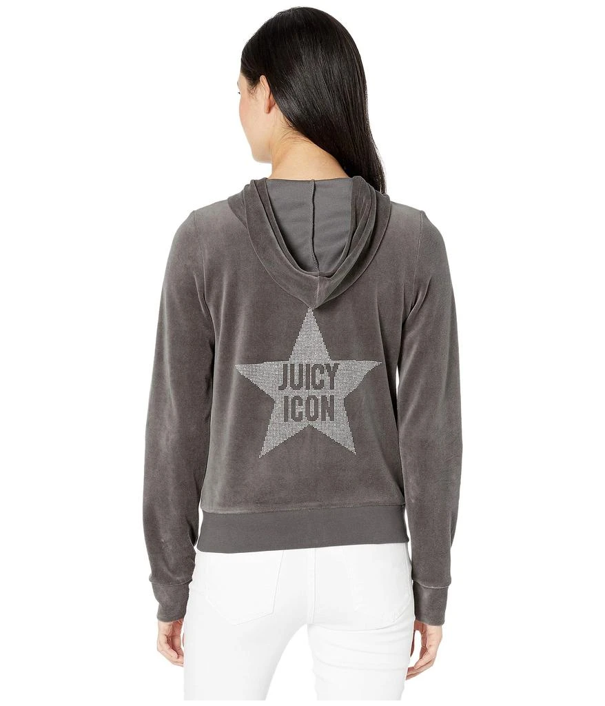 商品Juicy Couture|Juicy Block Velour Logo Robertson 夹克,价格¥169,第3张图片详细描述