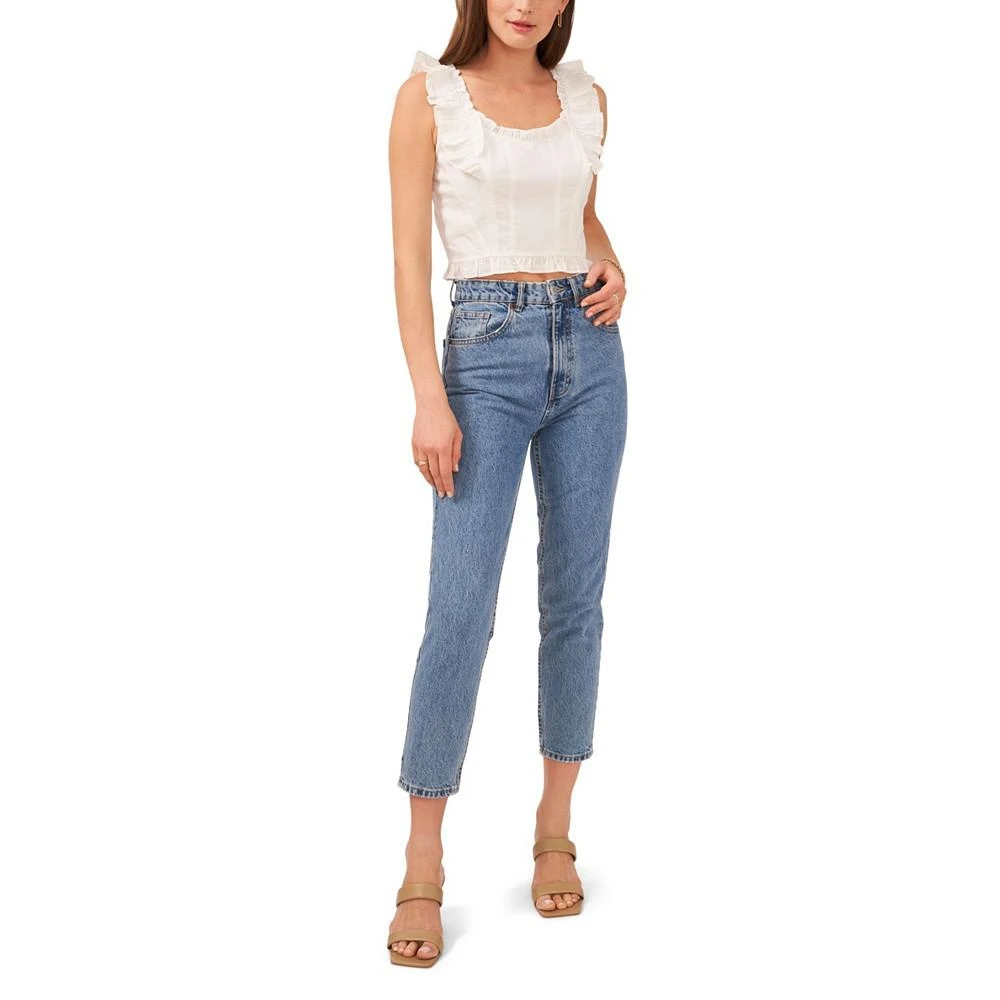 商品1. State|Women's Flutter Sleeve Seamed Bodice Top,价格¥154,第4张图片详细描述