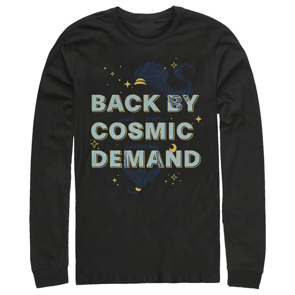 商品Disney|Disney Men's Aladdin Live Action Back by Cosmic Demand Genie Beard, Long Sleeve T-Shirt,价格¥222,第2张图片详细描述