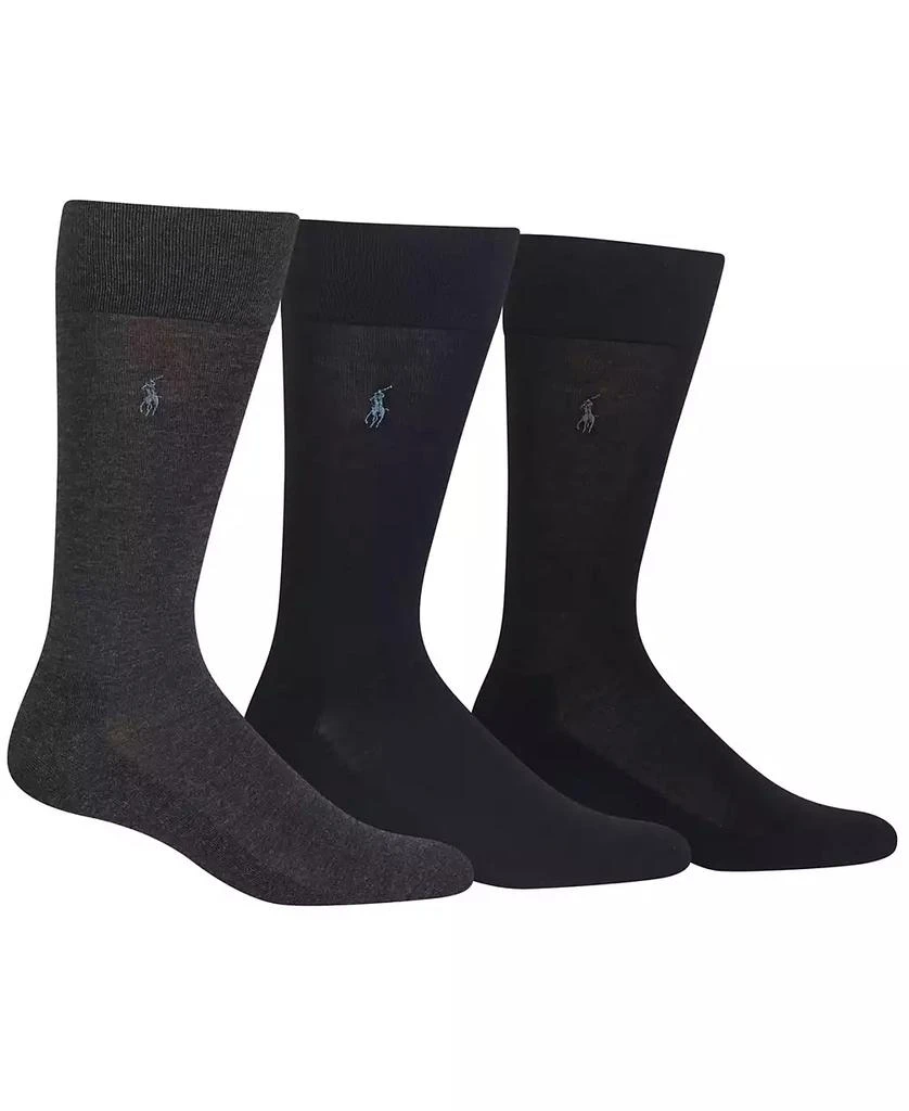商品Ralph Lauren|3 Pack Dress Men's Socks,价格¥129,第1张图片