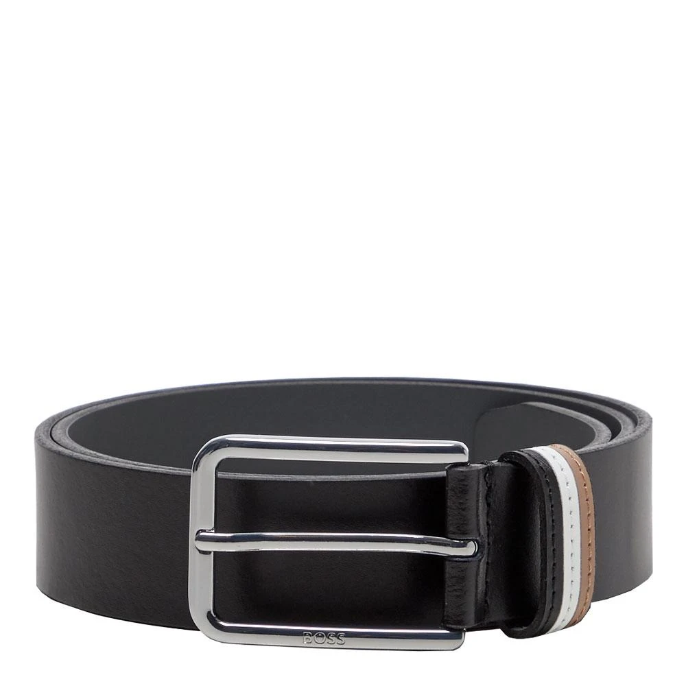 商品Hugo Boss|BOSS Calis Loop Belt - Black,价格¥436,第1张图片