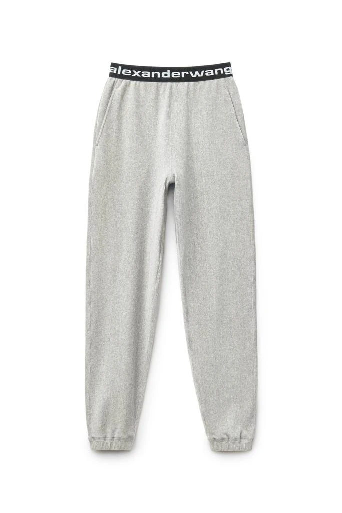 商品Alexander Wang|LOGO ELASTIC JOGGER IN STRETCH CORDUROY,价格¥2214,第1张图片