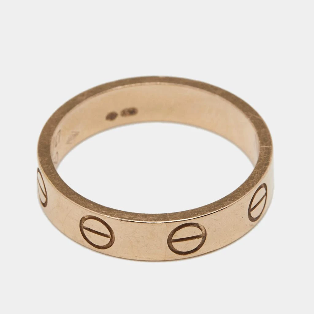 商品[二手商品] Cartier| Cartier Love 18K Rose Gold Narrow Wedding Band Ring Size 47,价格¥4599,第5张图片详细描述