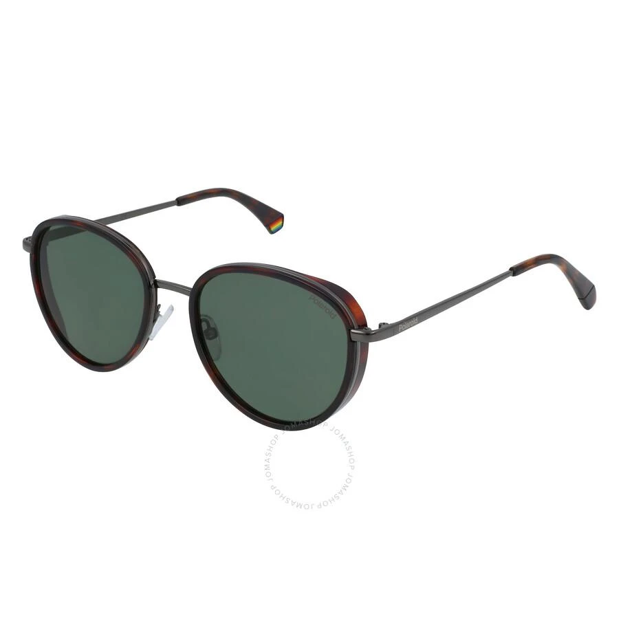 商品Polaroid|Green Oval Men's Sunglasses PLD 6150/S/X 0086/UC 53,价格¥149,第1张图片