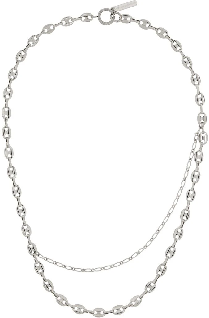 商品Justine Clenquet|SSENSE Exclusive Silver Alexis Necklace,价格¥600,第1张图片