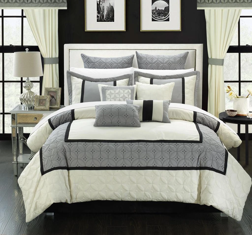 商品Chic Home Design|Aida 24 Piece Comforter Set,价格¥1284,第2张图片详细描述