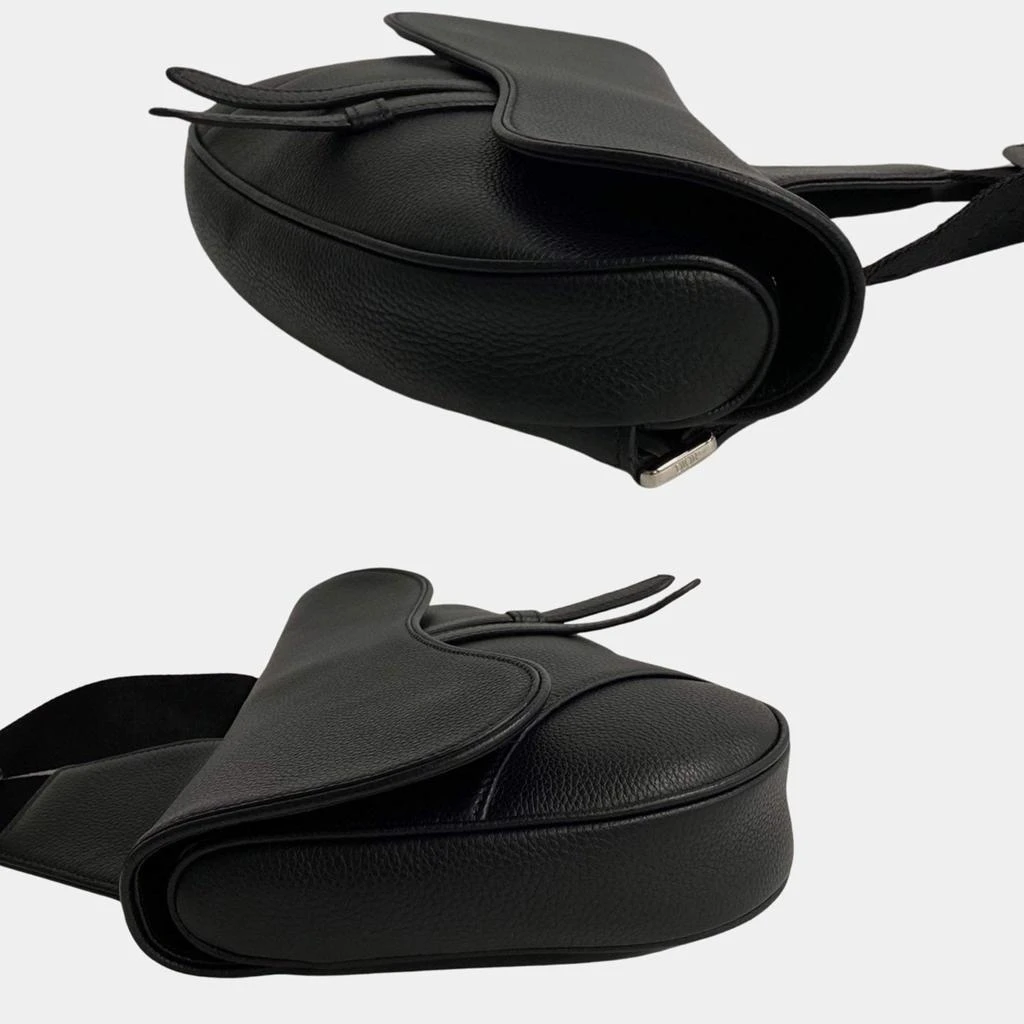 商品[二手商品] Dior|Dior Black Leather Leather Saddle Bag,价格¥26135,第3张图片详细描述