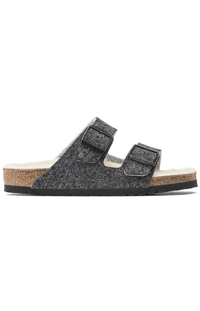 商品Birkenstock|(1021141) Arizona Wool Felt Sandals - Doubleface Grey,价格¥421,第4张图片详细描述