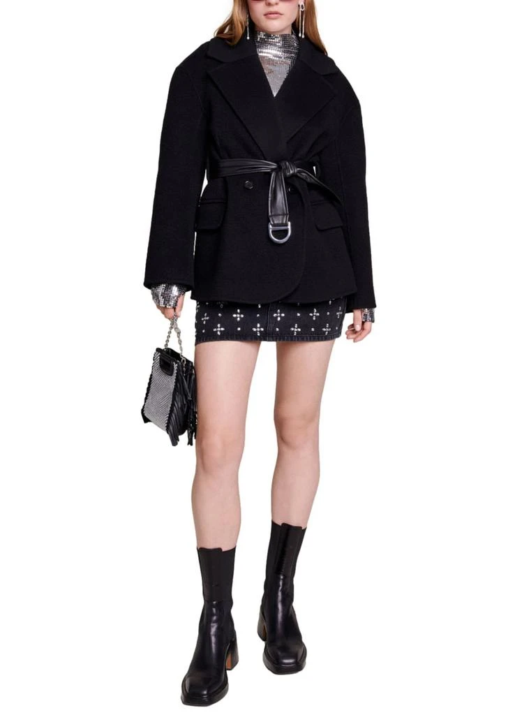 商品Maje|Short tied coat,价格¥2444,第5张图片详细描述