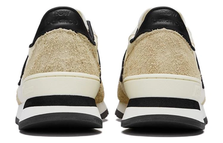 商品[国内直发] New Balance|NB 990 V1 复古网眼鞋面 织物猪皮二层绒面皮防滑耐磨轻便 低帮 休闲跑步鞋 男女同款 白黄黑 美产,价格¥1113,第7张图片详细描述
