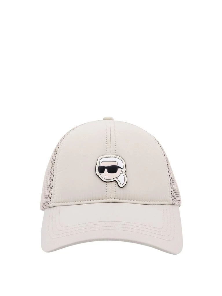 商品Karl Lagerfeld Paris|Karl Lagerfeld Ikonik Karl Curved Peak Baseball Cap,价格¥446,第1张图片