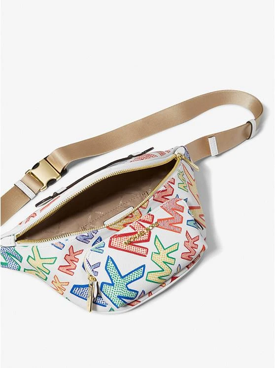商品Michael Kors|PRIDE Erin Graphic Logo Belt Bag,价格¥746,第2张图片详细描述