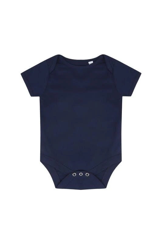 商品Larkwood|Larkwood Baby Boys/Girls Essential Short Sleeve Bodysuit (Navy),价格¥110,第2张图片详细描述