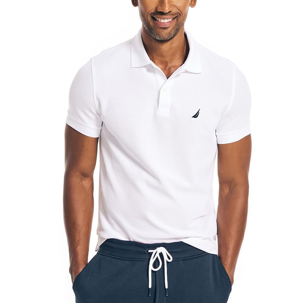商品Nautica|Men's Sustainably Crafted Slim-Fit Deck Polo Shirt,价格¥322,第1张图片
